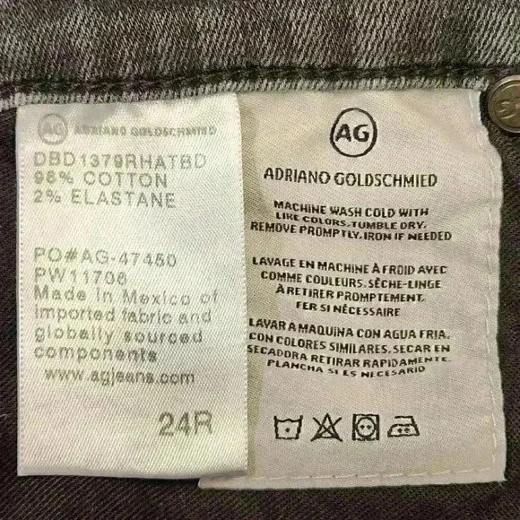 AG Adriano Goldschmied The Farrah High-Rise Skinny Black Dark Wash Jeans - Picture 6 of 9